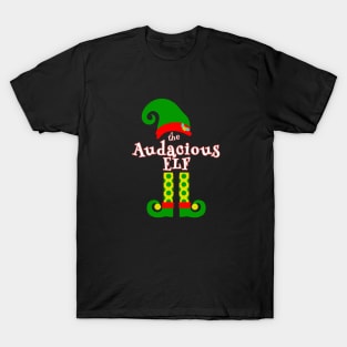 The Audacious Elf Family Matching Christmas 2020 Gift  T-Shirt